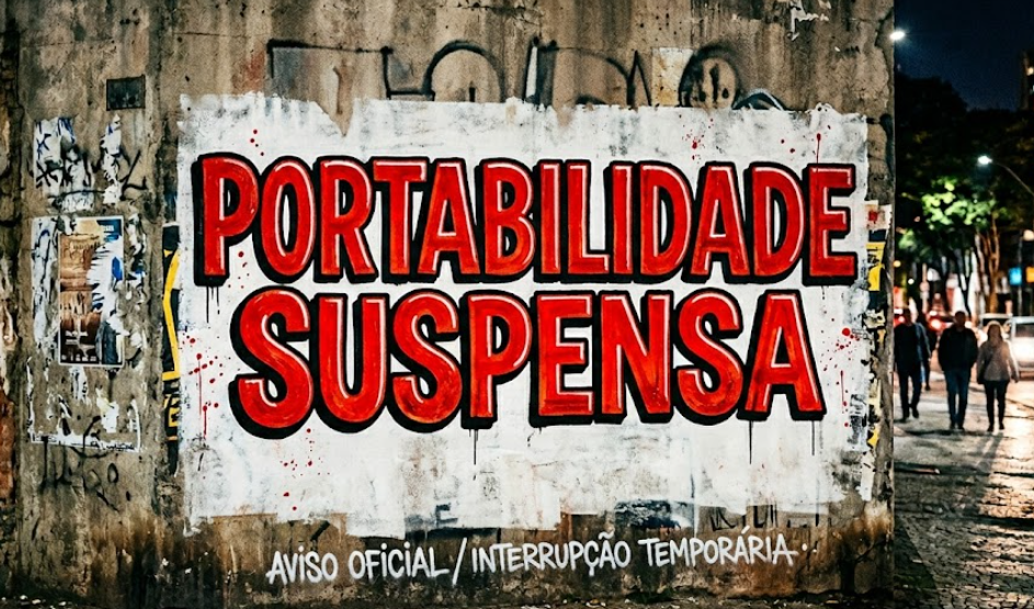 A portabilidade de crédito está temporariamente suspensa!